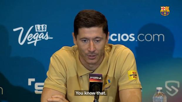 Lewandowski: "The most important thing is to win as a team"